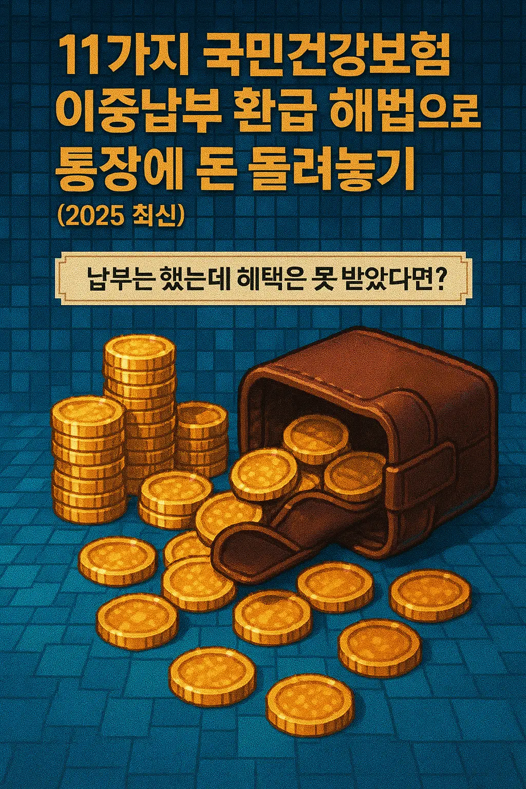 11가지 국민건강보험 이중납부 환급 해법으로 통장에 돈 돌려놓기 (2025 최신) 8 국민건강보험 이중납부 환급